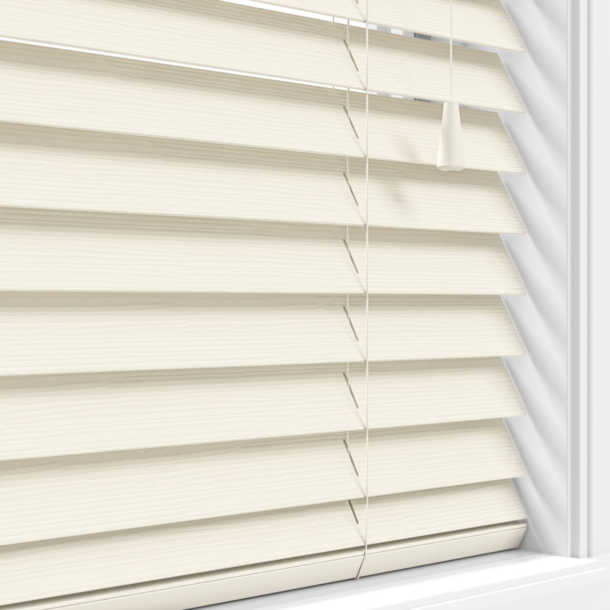 lifetime grain cream wood venetian blind 3