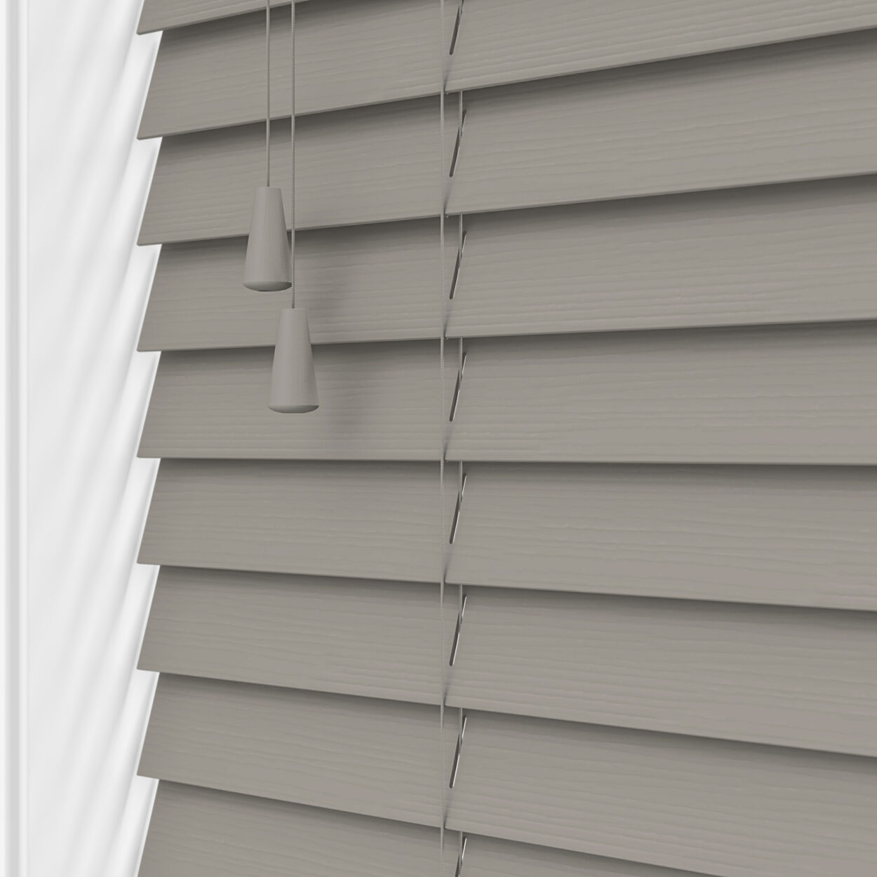 lifetime grain dark grey wood venetian blind 5