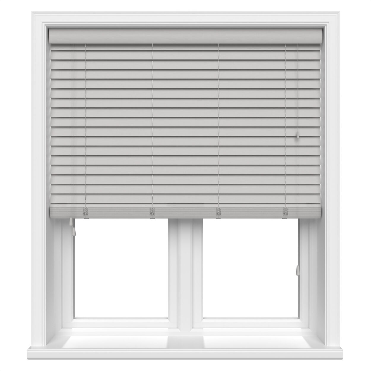 lifetime grain light grey wood venetian blind 1