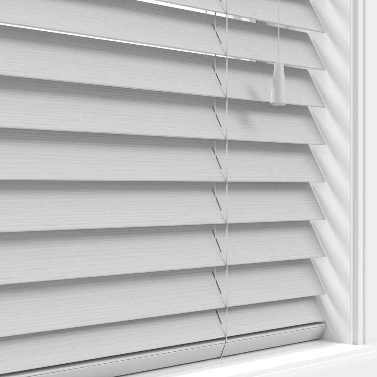 lifetime grain light grey wood venetian blind 3