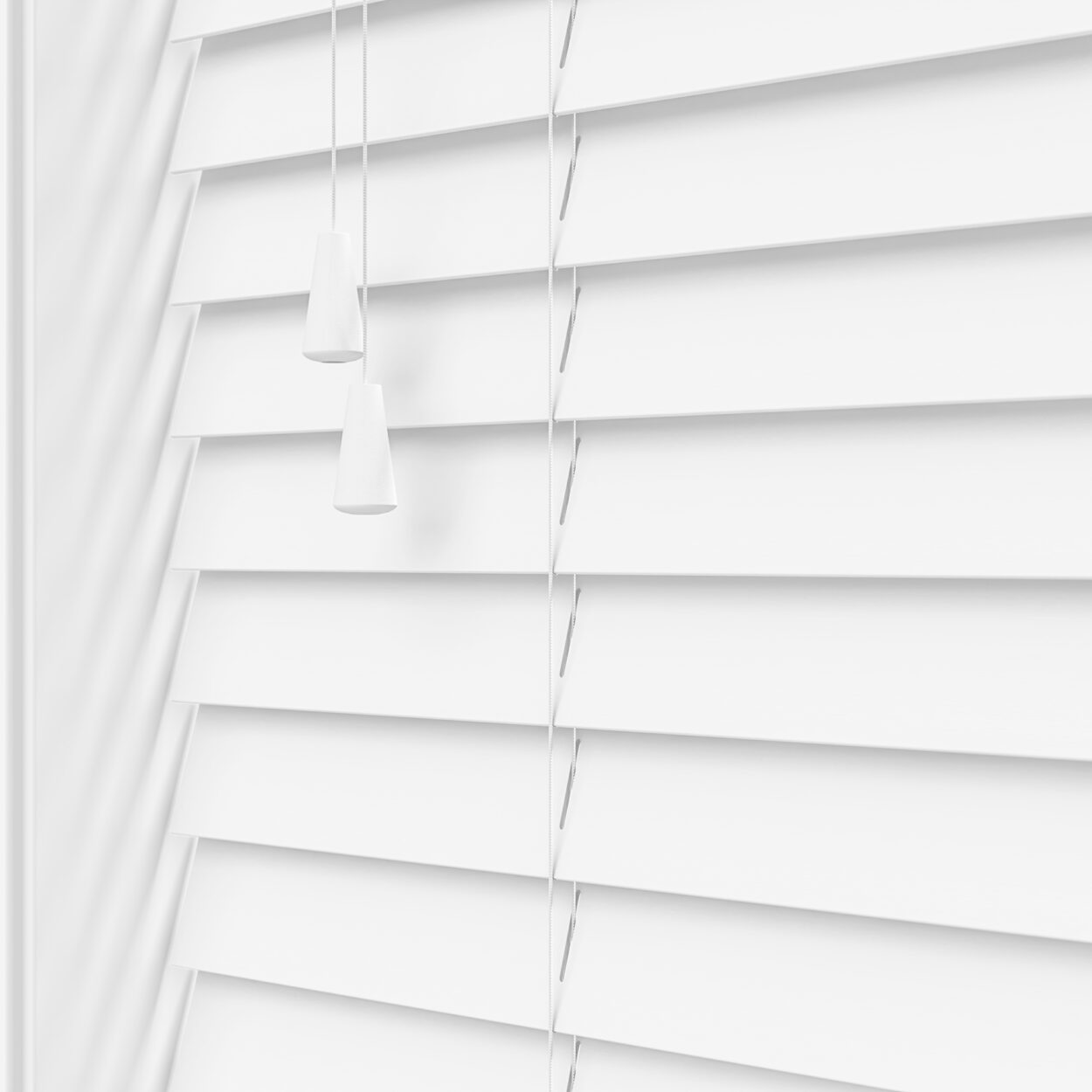 lifetime smooth brilliant white wood venetian blind 5