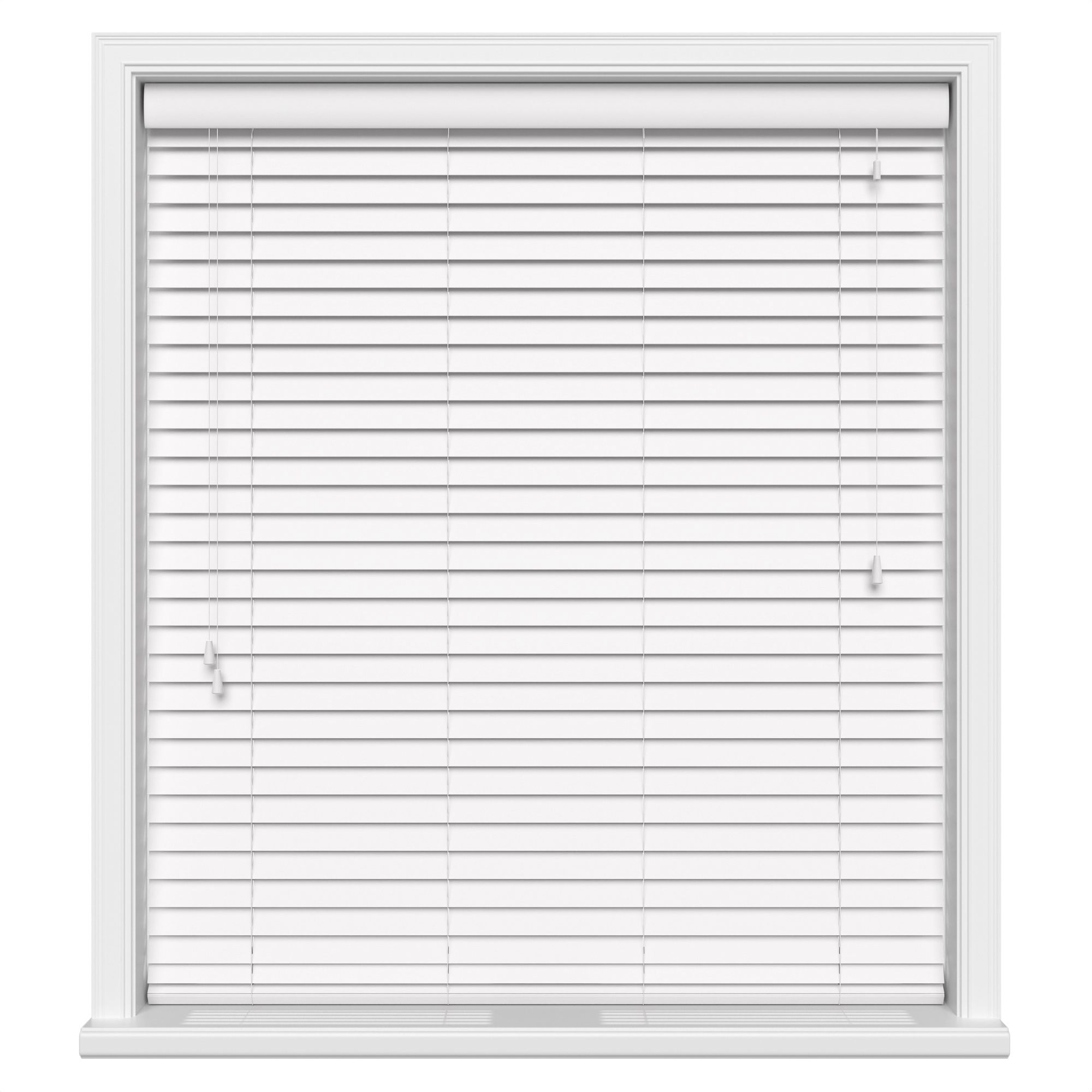 lifetime smooth brilliant white wood venetian blind