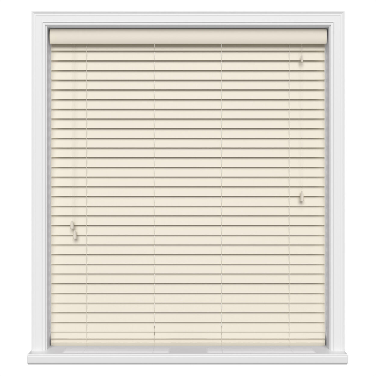 lifetime smooth cream wood venetian blind