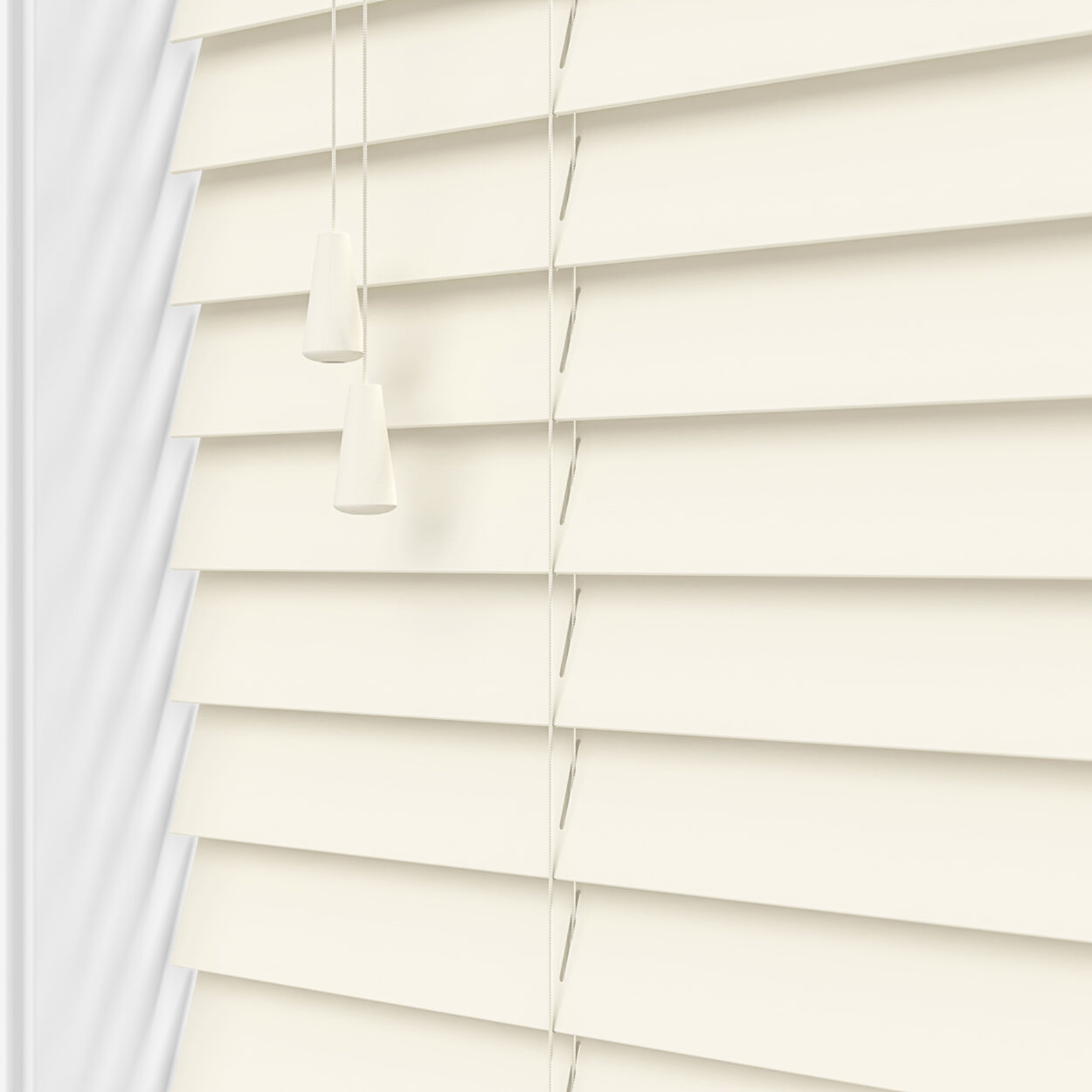 lifetime smooth cream wood venetian blind 5