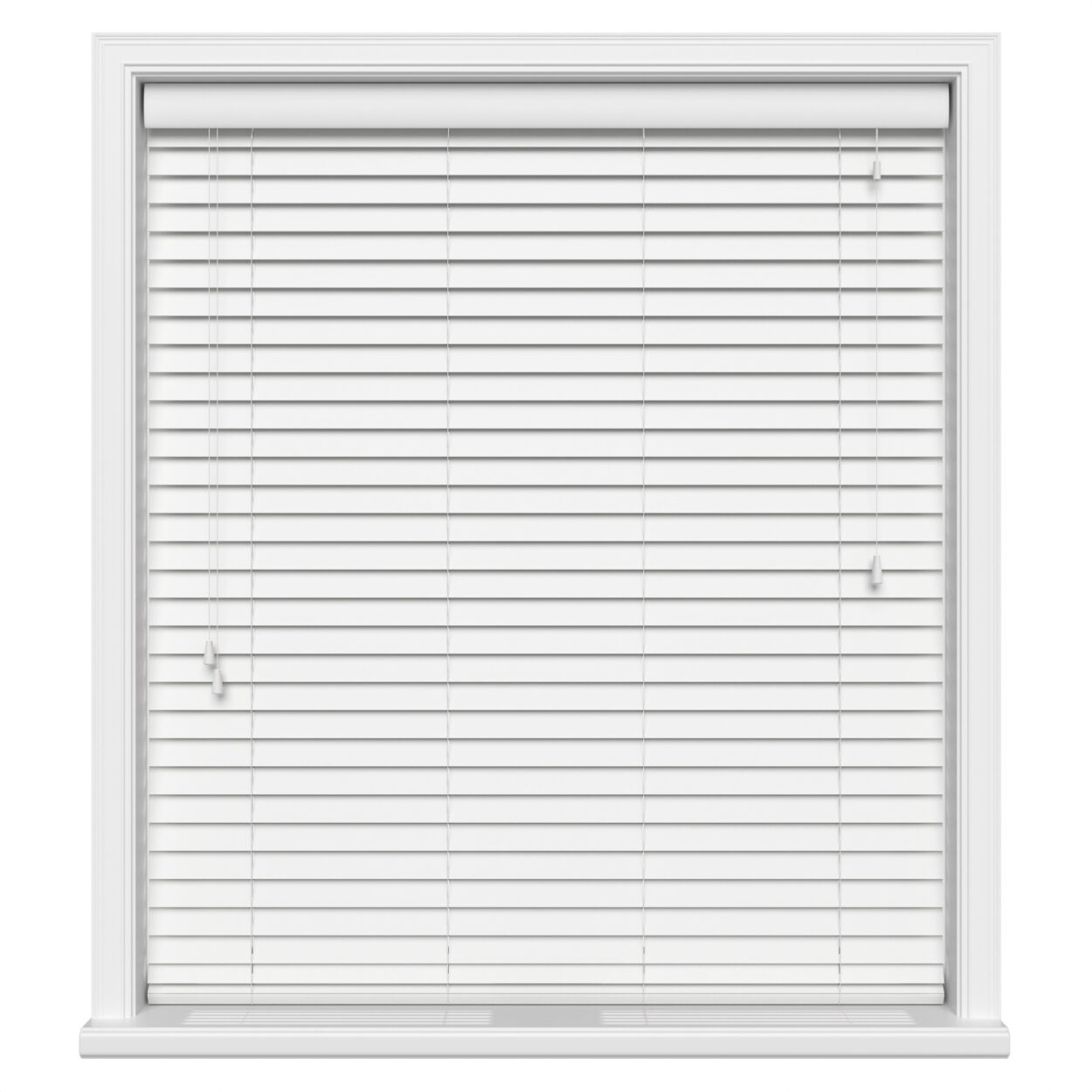 lifetime smooth white wood venetian blind