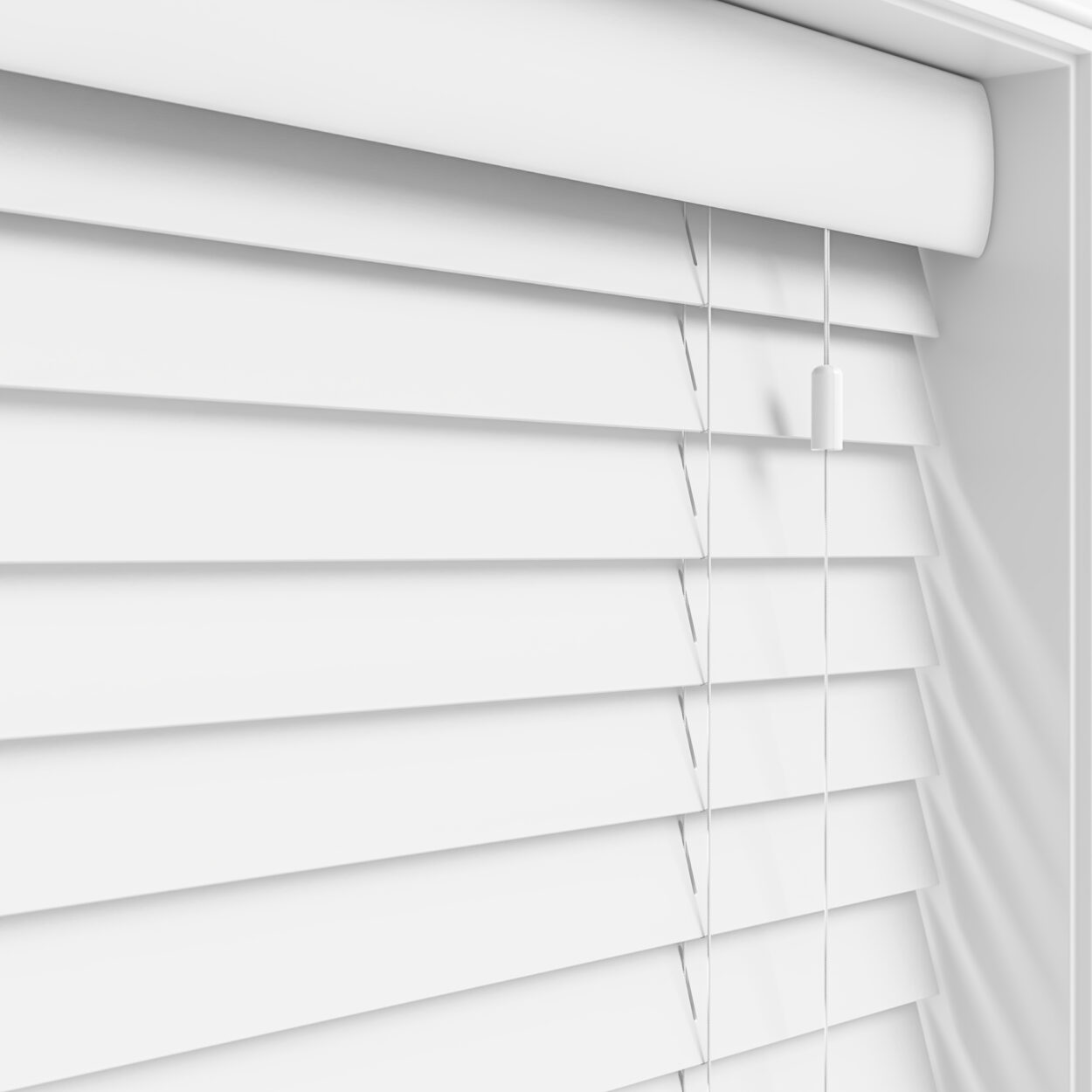 lifetime smooth white wood venetian blind 4